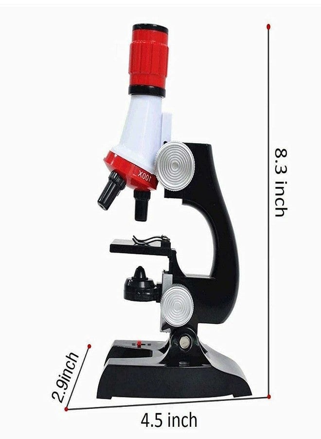 Quasar Science Microscope Kits with Slides Educational in Beginner Kit with LED Zooming 100X 400X and 1200X Students Educational Learning Magnification for Kids Only Toy Purpose Uses Not Real - Image 4